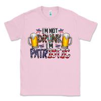 Bubblegum Pink I'm Not Drunk I'm Patriotic Classic Tee - CowhideDigitalArt