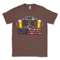 Chestnut I'm Not Drunk I'm Patriotic Classic Tee - CowhideDigitalArt