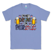 Colony Blue I'm Not Drunk I'm Patriotic Classic Tee - CowhideDigitalArt