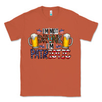 Copper I'm Not Drunk I'm Patriotic Classic Tee - CowhideDigitalArt