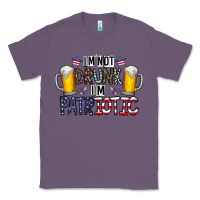 Lavender I'm Not Drunk I'm Patriotic Classic Tee - CowhideDigitalArt