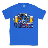True Royal I'm Not Drunk I'm Patriotic Classic Tee - CowhideDigitalArt