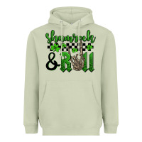 Matcha St. Patrick's Day Shamrock and roll Heavyweight Hoodie - OliviaCreatesArt
