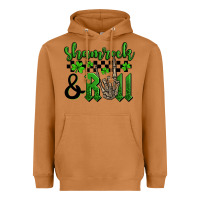 Meerkat St. Patrick's Day Shamrock and roll Heavyweight Hoodie - OliviaCreatesArt