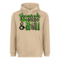 Mushroom St. Patrick's Day Shamrock and roll Heavyweight Hoodie - OliviaCreatesArt