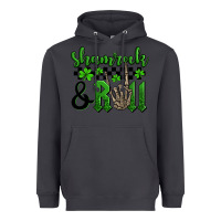 Smoke St. Patrick's Day Shamrock and roll Heavyweight Hoodie - OliviaCreatesArt