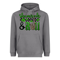 Storm St. Patrick's Day Shamrock and roll Heavyweight Hoodie - OliviaCreatesArt