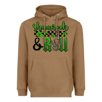 Toasted Coconut St. Patrick's Day Shamrock and roll Heavyweight Hoodie - OliviaCreatesArt