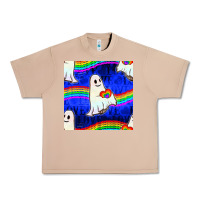 Burro Pride lgbtq ghosts and heart with rainbow seamless Urban Heavy Tee - BundleAndBundleShop