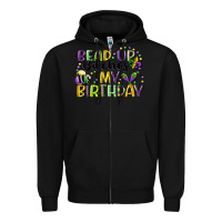 Black bead up bitches itsmy birthday cg (1) Zipper Hoodie - CowGirlArtShop