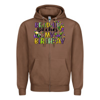 Chestnut bead up bitches itsmy birthday cg (1) Zipper Hoodie - CowGirlArtShop