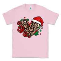 Bubblegum Pink christmas paw heart Classic Tee - MaliasSmallBusiness