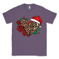 Lavender christmas paw heart Classic Tee - MaliasSmallBusiness