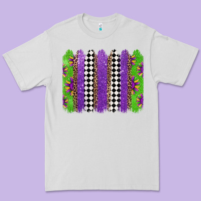 Mardi Gras Brushstrokes Premium Tee Designed By Jasminsmagicworld