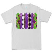 Dove Grey mardi gras brushstrokes Premium Tee - Jasminsmagicworld