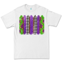 White mardi gras brushstrokes Premium Tee - Jasminsmagicworld
