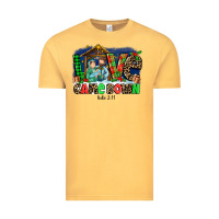 Vintage Mustard Love Came  Down Luke 2 11 Vintage Tee - MaliasSmallBusiness
