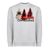 Heather Grey Merry Christmas Heavyweight Sweatshirt - Bettercallsaul