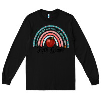 Black fifth grade rainbow Long Sleeve Tee - RanaPortraitStore