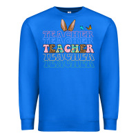 True Royal Easter bunny Teacher Premium Sweatshirt - OliviaCreatesArt