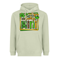 Matcha One lucky mini St. Patrick's Heavyweight Hoodie - OliviaCreatesArt