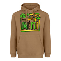 Toasted Coconut One lucky mini St. Patrick's Heavyweight Hoodie - OliviaCreatesArt