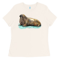 Bone Walrus Ladies Tee - LillyAllenDesigns