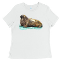 White Walrus Ladies Tee - LillyAllenDesigns