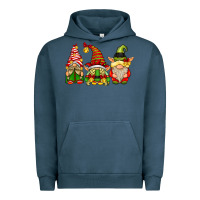 Pigment Midnight Navy Elf Gnomes Urban Hoodie - CowhideDigitalArt