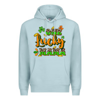 Blue Mist One lucky Mama St. Patrick's Day Premium Hoodie - CowGirlArtShop