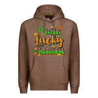 Chestnut One lucky Mama St. Patrick's Day Premium Hoodie - CowGirlArtShop
