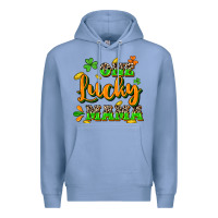 Colony Blue One lucky Mama St. Patrick's Day Premium Hoodie - CowGirlArtShop