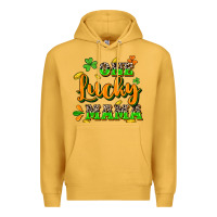 Mustard One lucky Mama St. Patrick's Day Premium Hoodie - CowGirlArtShop