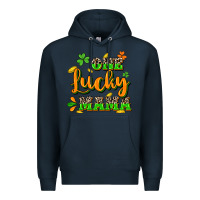 Navy One lucky Mama St. Patrick's Day Premium Hoodie - CowGirlArtShop