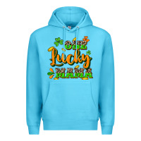 Ocean Blue One lucky Mama St. Patrick's Day Premium Hoodie - CowGirlArtShop