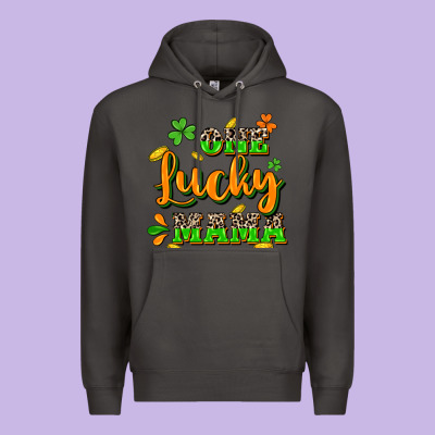 One Lucky Mama St. Patrick's Day Premium Hoodie Designed By Cowgirlartshop