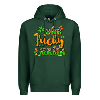 Sports Green One lucky Mama St. Patrick's Day Premium Hoodie - CowGirlArtShop