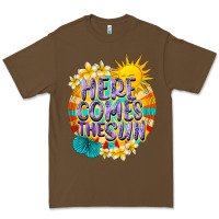 Cacao Here comes the sun Premium Tee - NancyCooperArtShop