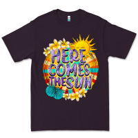Plum Here comes the sun Premium Tee - NancyCooperArtShop