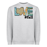 Heather Grey Love Fall Heavyweight Sweatshirt - Bettercallsaul