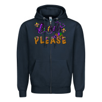 Navy beads please Zipper Hoodie - CowGirlArtShop