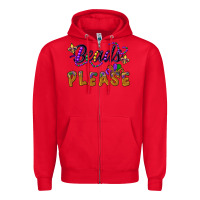 Red beads please Zipper Hoodie - CowGirlArtShop