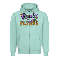 Seafoam beads please Zipper Hoodie - CowGirlArtShop