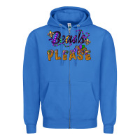 True Royal beads please Zipper Hoodie - CowGirlArtShop