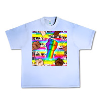 Grape Ice Pride lgbtq hands with cowhide seamless pattern Urban Heavy Tee - BundleAndBundleShop