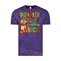 Cloud Purple Pumpkin Spice And Everything Nice Vintage Tee - MaliasSmallBusiness