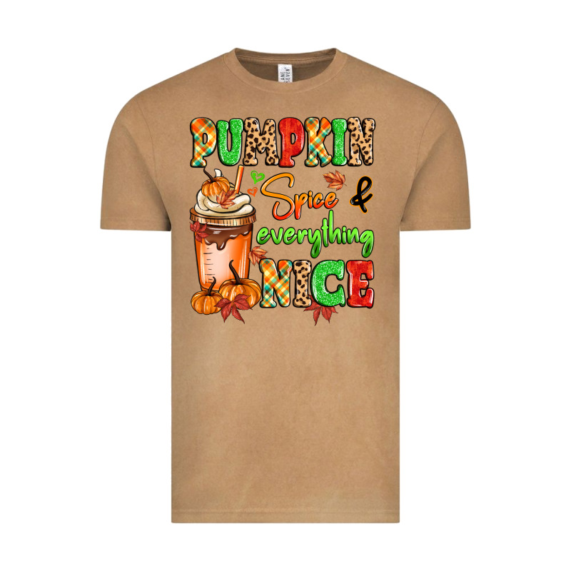 Pumpkin Spice And Everything Nice Vintage Tee by MaliasSmallBusiness | Teevron