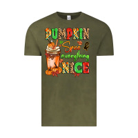 Vintage Olive Pumpkin Spice And Everything Nice Vintage Tee - MaliasSmallBusiness