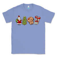 Colony Blue christmas milk and cookies Classic Tee - MaliasSmallBusiness