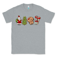 Heather Grey christmas milk and cookies Classic Tee - MaliasSmallBusiness